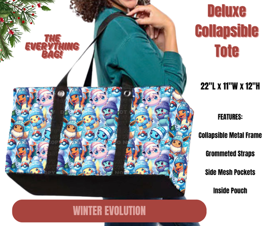 Preorder! Closes 9/1. ETA Dec. Winter Evolution Collapsible Tote