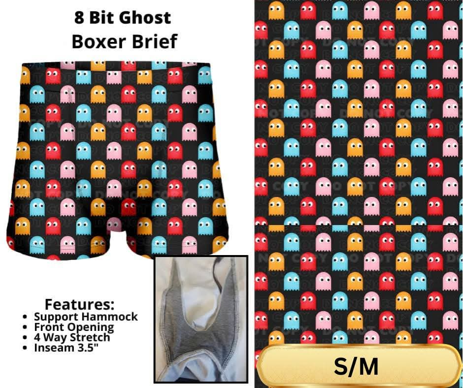 8 Bit Ghost Boxer Briefs