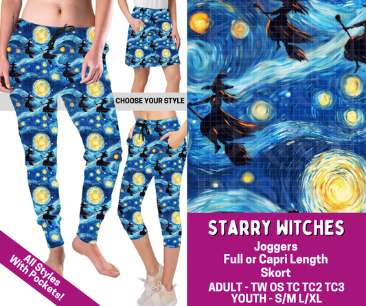 Preorder! Closes 4/13. ETA July. Starry Witches Combo Jogger Lengths