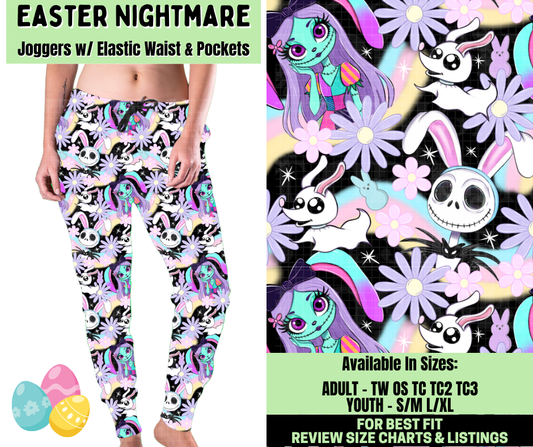 Preorder! Closes 1/19. ETA April. Easter Nightmare Joggers