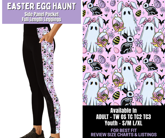 Preorder! Closes 1/22. ETA April. Easter Egg Haunt Side Panel Pocket Full Length Leggings
