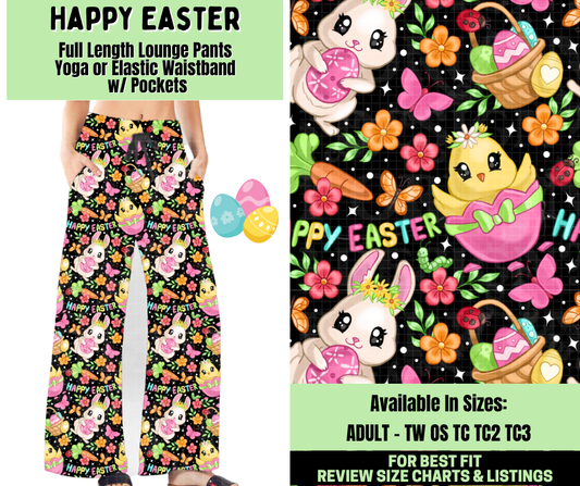 Preorder! Closes 1/19. ETA April. Happy Easter Full Length Lounge Pants