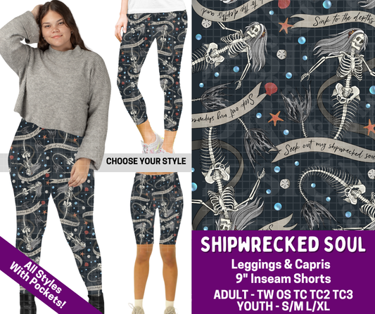 Preorder! Closes 2/19. ETA May. Shipwrecked Soul Combo Legging Lengths