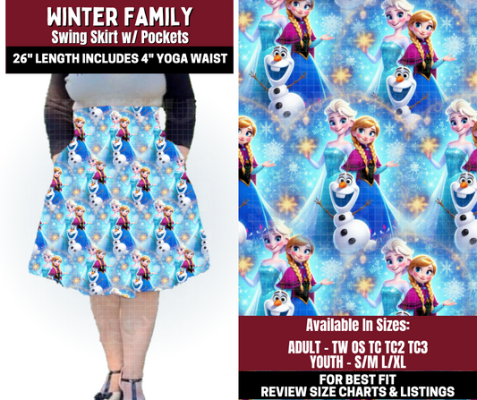 Preorder! Closes 10/22. ETA Jan. Winter Family Swing Skirt