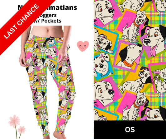 Neon Dalmatians Joggers