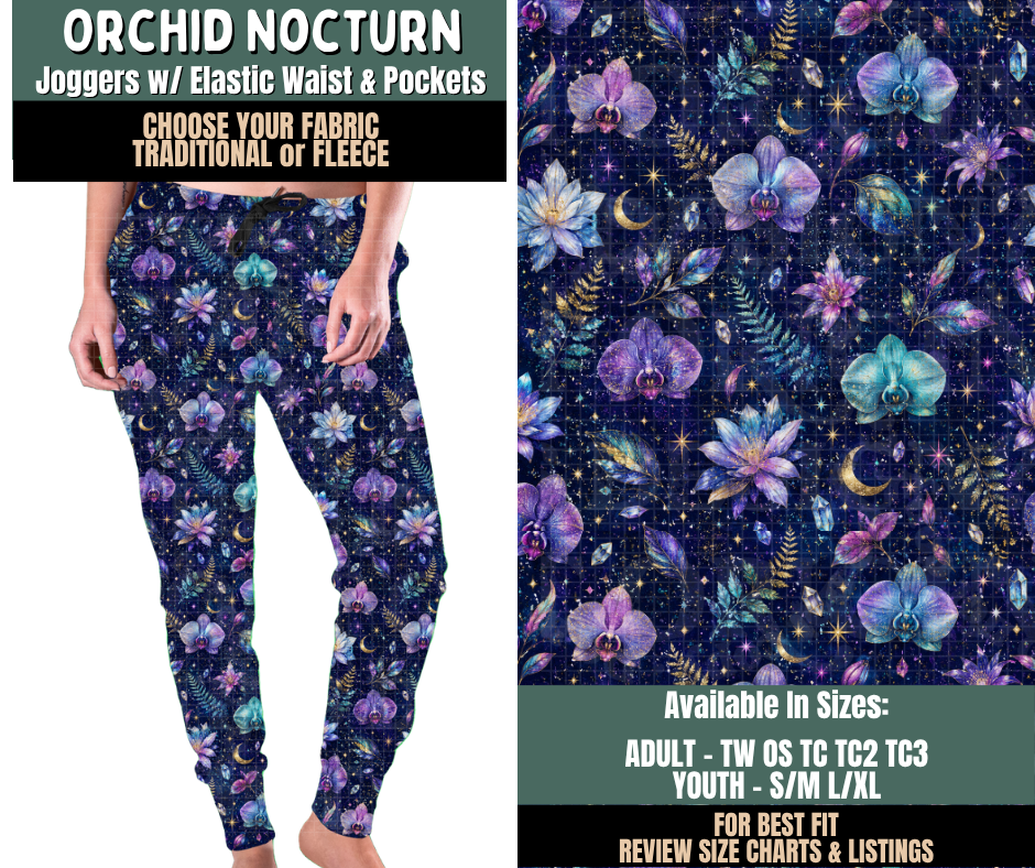 Preorder! Closes 9/17. ETA Dec. Orchid Noctrun Joggers Choose Fleece or Traditional