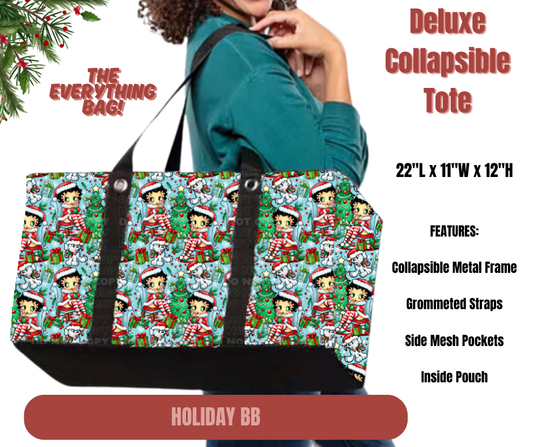 Preorder! Closes 9/1. ETA Dec. Holiday BB Collapsible Tote