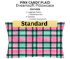 Pink Candy Plaid Dreamsoft Pillowcases