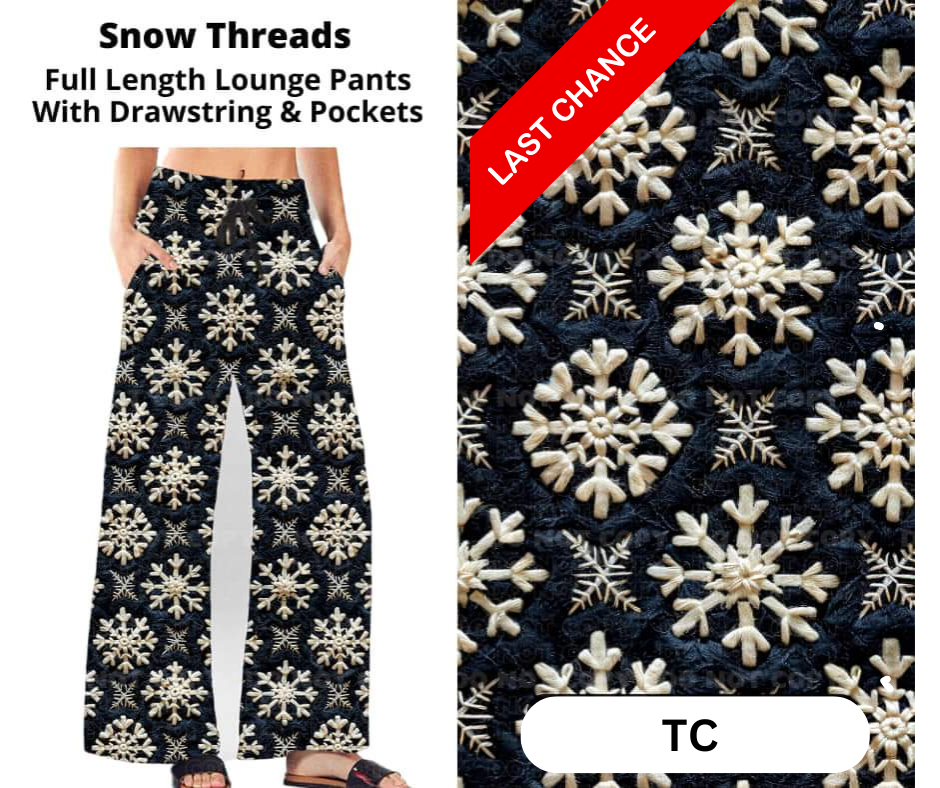 Snow Threads Full Length Lounge Pants