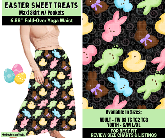 Preorder! Closes 1/19. ETA April. Easter Sweet Treat Maxi Skirt