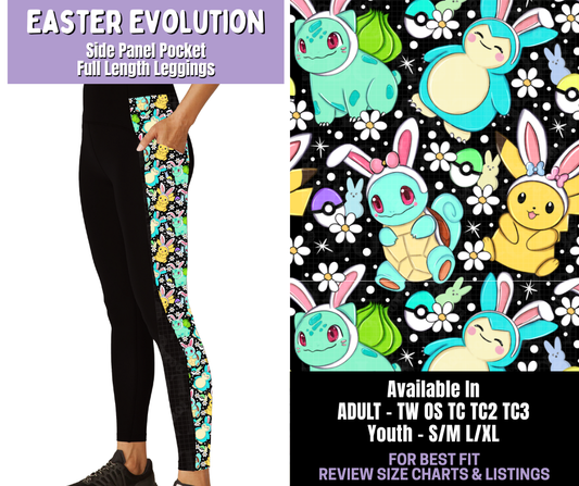 Preorder! Closes 1/22. ETA April. Easter Evolution Side Panel Pocket Full Length Leggings