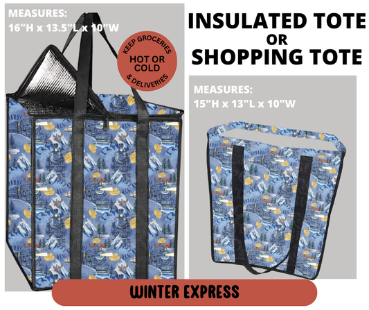 Preorder! Closes 9/11. ETA Dec. Winter Express Shopping & Insulated Tote