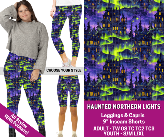 Preorder! Closes 4/13. ETA July. Haunted Northern Lights Combo Legging Lengths
