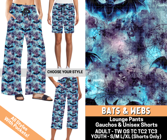 Preorder! Closes 7/1. ETA Oct. Bats & Webs Combo Lounge Lengths