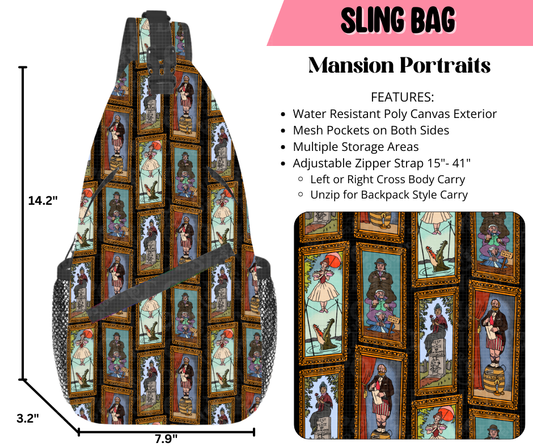 Preorder! Closes 9/17. ETA Dec. Mansion Portraits Sling Bag