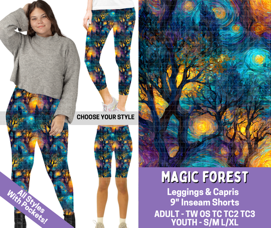Preorder! Closes 4/30. ETA July. Magic Forest Combo Legging Lengths