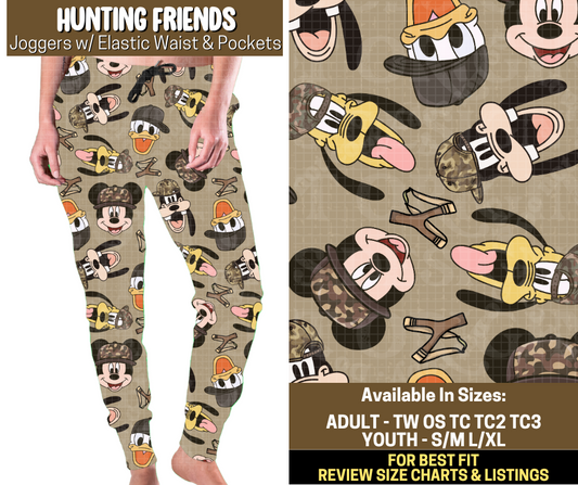 Preorder! Closes 9/12. ETA Dec. Hunting Friends Joggers
