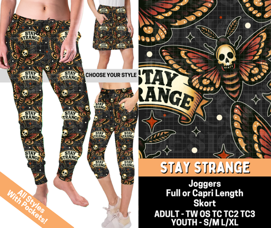 Preorder! Closes 7/1. ETA Oct. Stay Strange Combo Jogger Lengths & Skort