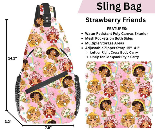 Strawberry Friends Sling Bag
