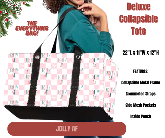 Preorder! Closes 9/1. ETA Dec. Jolly AF Collapsible Tote