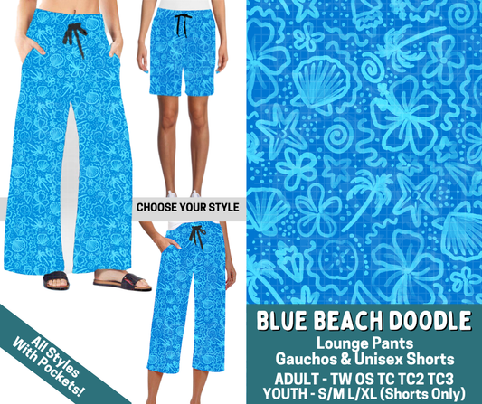 Preorder! Closes 4/27. ETA July. Blue Beach Doodle Combo Lounge Lengths