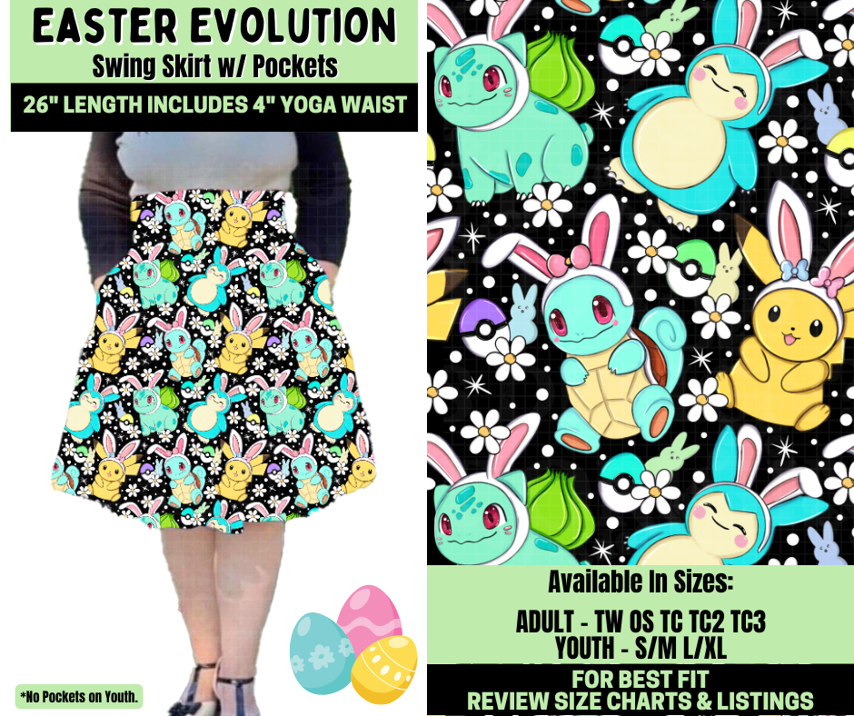 Preorder! Closes 1/19. ETA April. Easter Evolution Swing Skirt