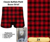 Classic Buffalo Plaid Boxer Briefs