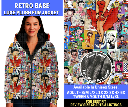 Preorder! Closes 10/20. ETA Jan. Retro Babe Luxe Fur Jacket