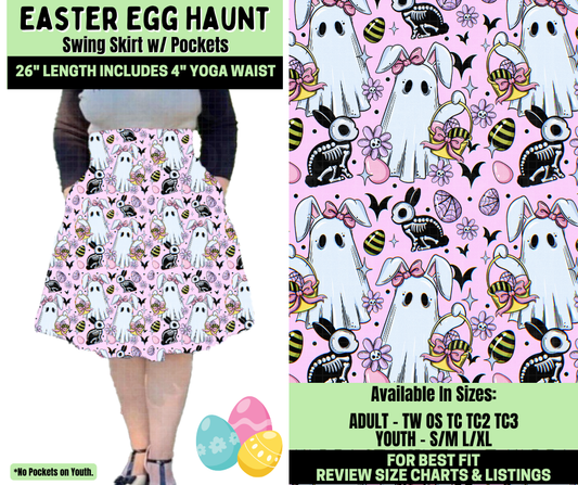 Preorder! Closes 1/19. ETA April. Easter Egg Haunt Swing Skirt