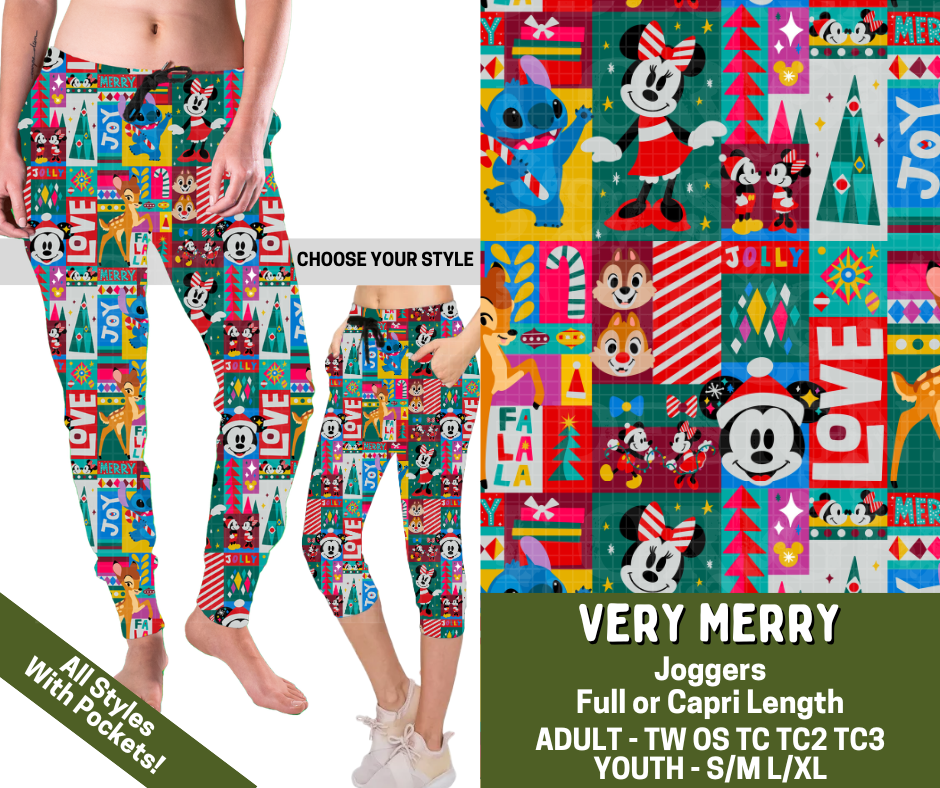 Preorder! Closes 7/15. ETA Nov. Very Merry Combo Jogger Lengths