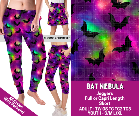 Preorder! Closes 4/13. ETA July. Bat Nebula Combo Jogger Lengths