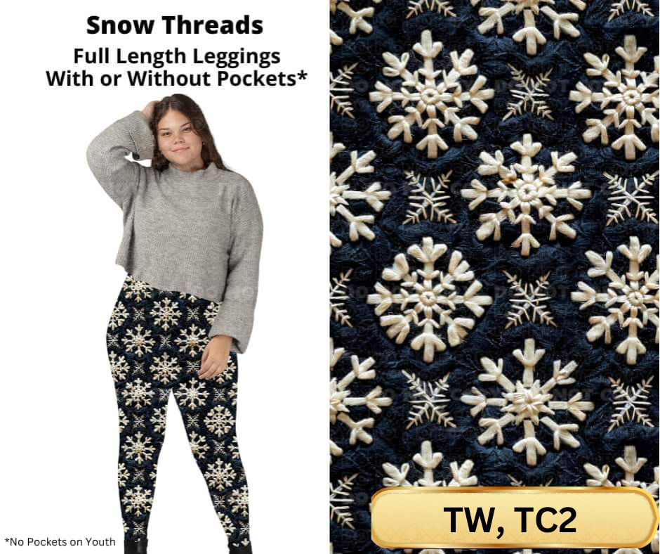 Snow Threads Full Length Leggings w/ Pockets