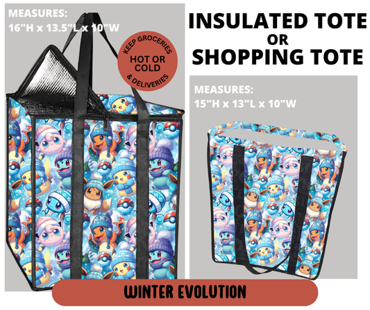 Preorder! Closes 9/11. ETA Dec. Winter Evolution Shopping & Insulated Tote