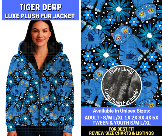 Preorder! Closes 10/20. ETA Jan. Tiger Derp Luxe Fur Jacket