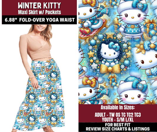 Preorder! Closes 10/22. ETA Jan. Winter Kitty Swing Skirt