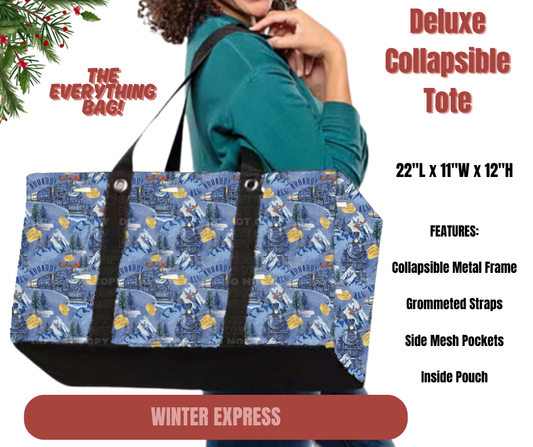 Preorder! Closes 9/1. ETA Dec. Winter Express Collapsible Tote