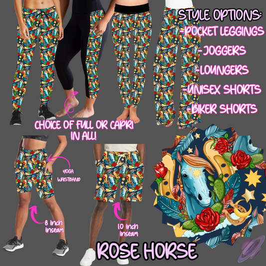 ROSE HORSE-6 STYLES OF BOTTOMS-PREORDER CLOSING 2/17