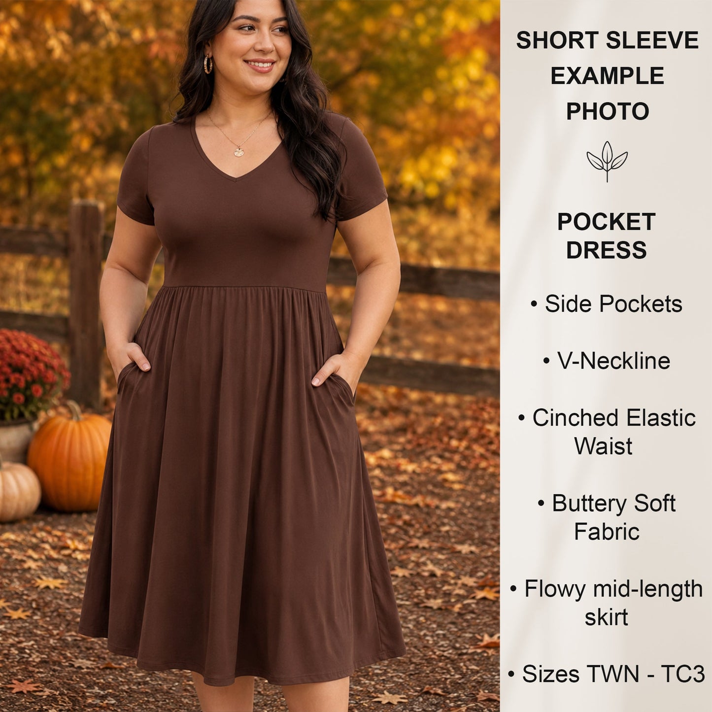 B302 - Preorder Pretty Ghosts Pocket Dress (Closes 7/24. ETA: early Oct)