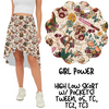 GIRL POWER - HIGH LOW SKORT 2 - PREORDER CLOSING 9/4 ETA EARLY NOV