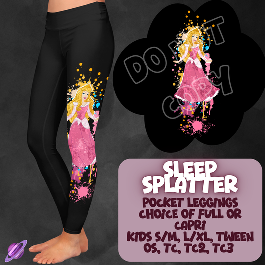 SLEEP SPLATTER- 4 STYLES OF BOTTOMS-PREORDER CLOSING 1/21