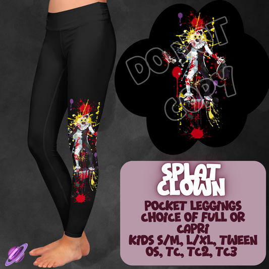 SPLAT CLOWN - 4 STYLES OF BOTTOMS-PREORDER CLOSING 1/21