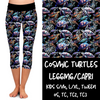 SUMMER RUN -COSMIC TURTLES- LEGGINGS/CAPRI PREORDER CLOSING 5/19 ETA JULY