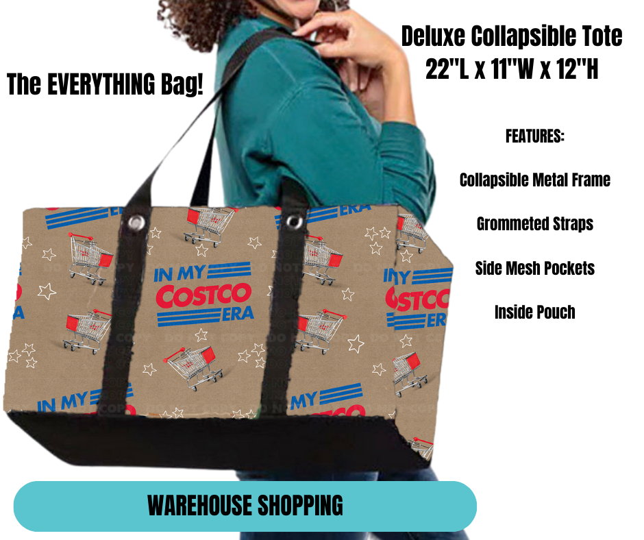 Warehouse Shopping Collapsible Tote