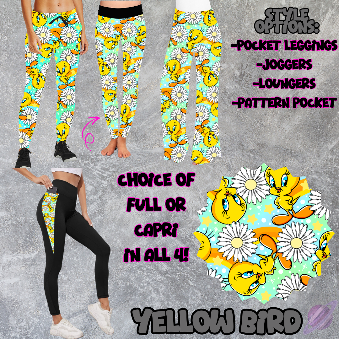 YELLOW BIRD - LEGGING/JOGGER/LOUNGER -POCKET SWEATER OUTFITS 2 PREORDER CLOSING 2/19