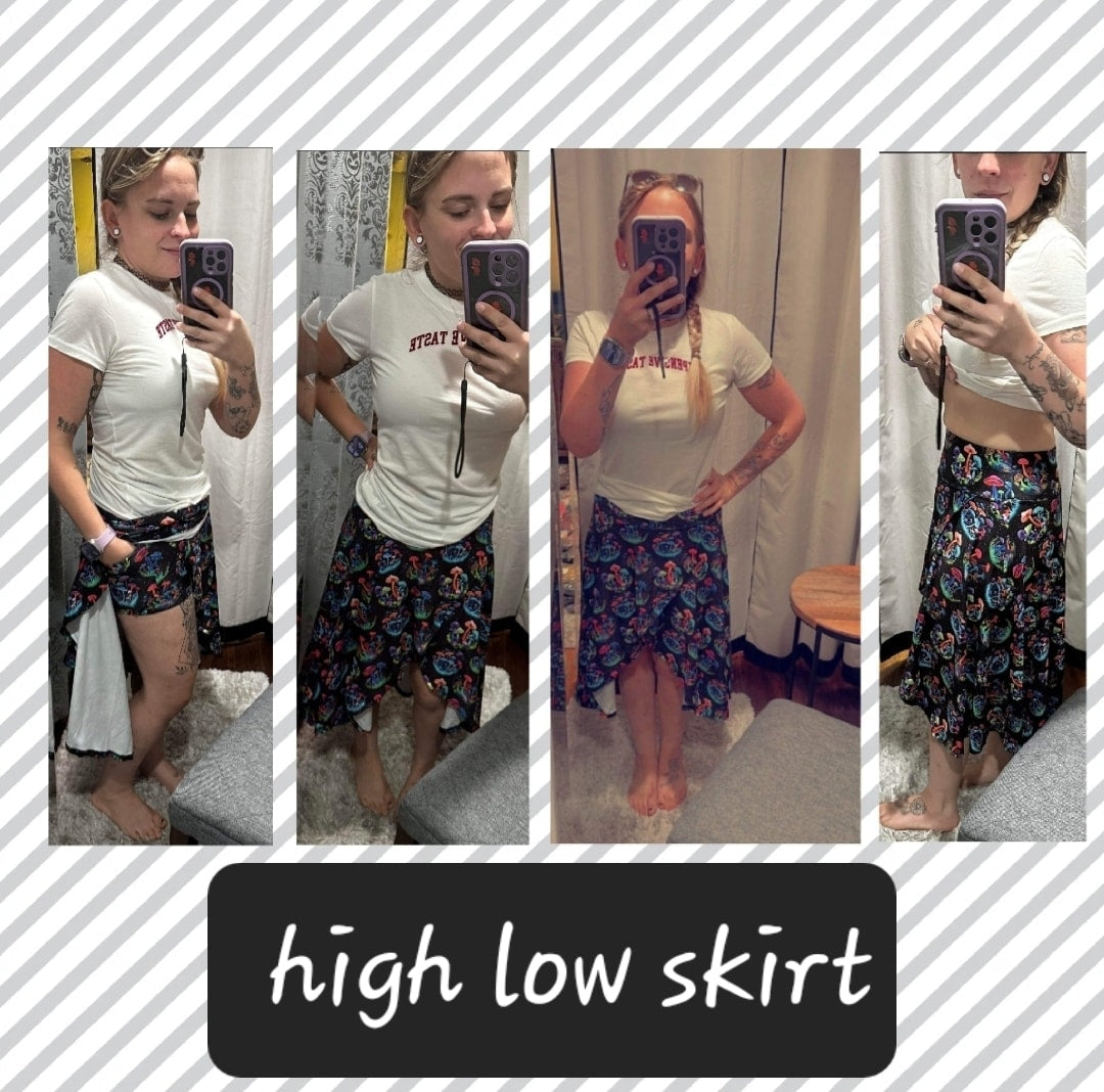 WIZ BEARS - HIGH LOW SKORT 2 - PREORDER CLOSING 9/4 ETA EARLY NOV