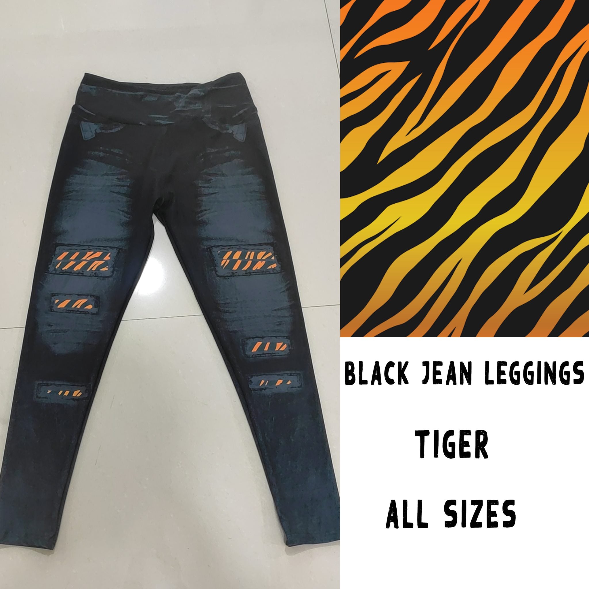 LEGGING JEAN RUN-TIGER (ACTIVE BACK POCKETS)