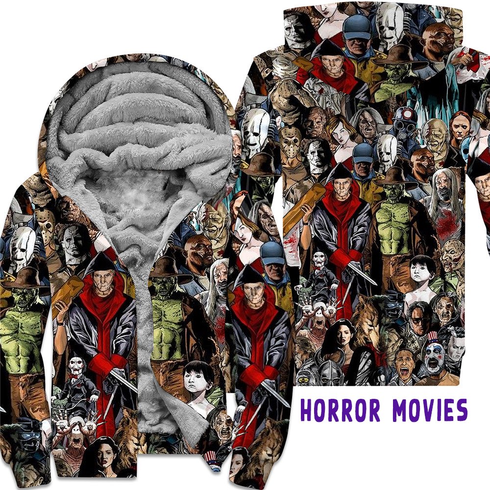 FLEECE JACKET RUN- HORROR MOVIES