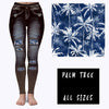 Load image into Gallery viewer, LEGGING JEAN RUN-PALM TREE (ACTIVE BACK POCKETS)