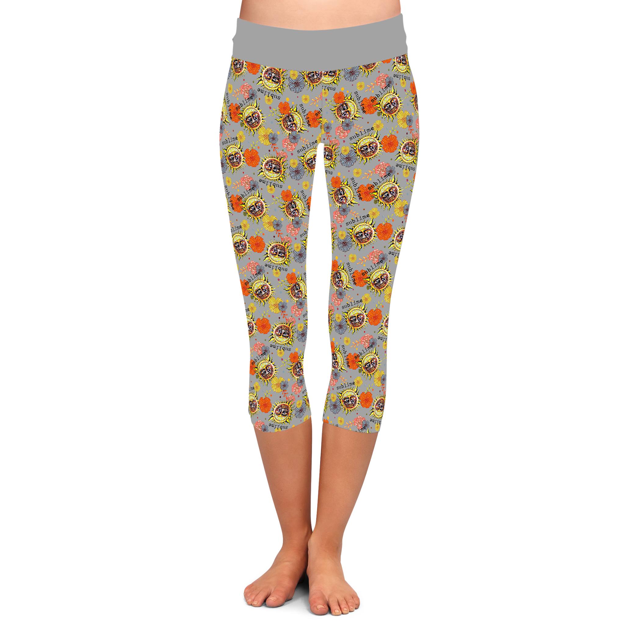 BAND RUN 2- SANTERIA FLORAL LEGGINGS/CAPRI/JOGGERS