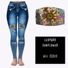 Load image into Gallery viewer, LEGGING JEAN RUN-LEOPARD SUNFLOWER (ACTIVE BACK POCKETS)